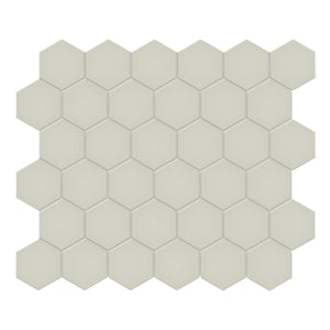 2" Architek Hexagon Verde Matte Glazed Porcelain Mosaic