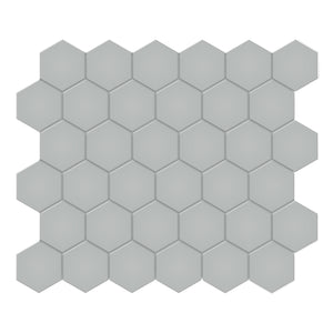 2"  Architek Hexagon De Azul Matte Glazed  Porcelain Mosaic