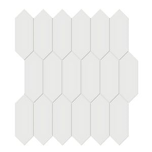 2x5 Architeck Gallery Grey Picket Matte Glazed Porcelain Mosaic