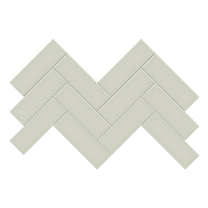 2x6 Architek Verde Herringbone Matte Glazed Porcelain Mosaic