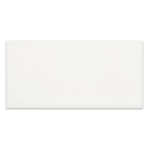 3x6 Architek White Glossy Glazed Ceramic Tile