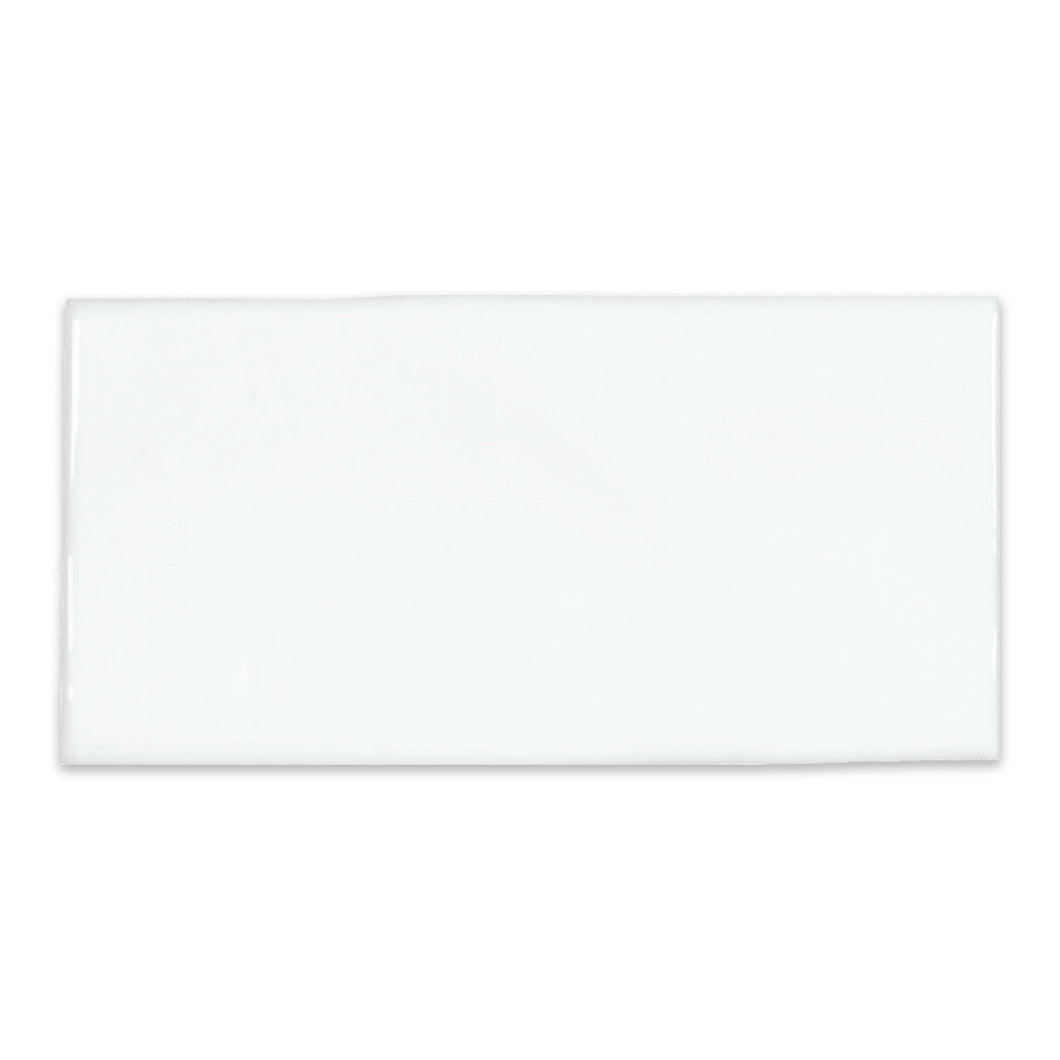 3x6 Astoria White Ceramic Matte Tile