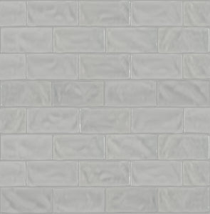 3x6 Astoria Grey Ceramic Glossy Tile