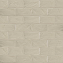 Load image into Gallery viewer, 3x6 Astoria Beige Ceramic Glossy Tile
