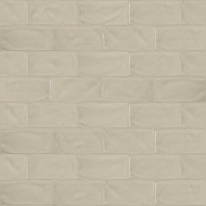 3x6 Astoria Beige Ceramic Glossy Tile