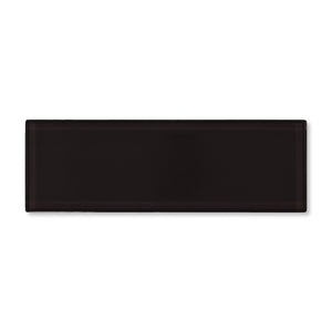 3X9 San Mauro Black Currant Glossy Glass Tile