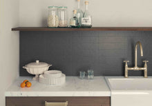 Load image into Gallery viewer, 3X11 TIZIANO NERO PORCELAIN MATTE TILE
