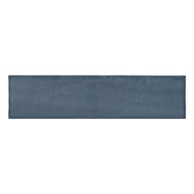 Load image into Gallery viewer, 3x12 Ara Moda Navy Blue Glossy Pressed Glazed Ceramic Wall Tile
