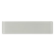 Load image into Gallery viewer, 3x12 Sollenn Light Grey Glass Tile
