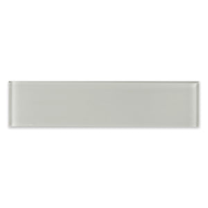 3x12 Sollenn Light Grey Glass Tile