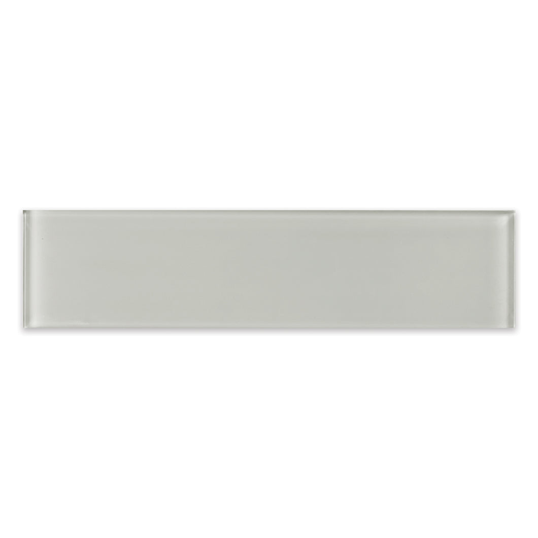 3x12 Sollenn Light Grey Glass Tile