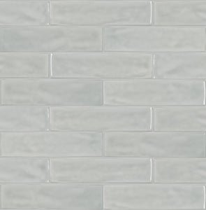 3x12 Astoria Light Grey Ceramic Glossy Tile