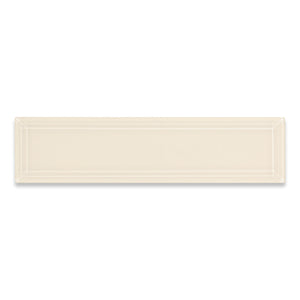 3X12 Riva Beveled Ivory Glass Tile Final Sale