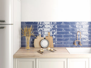 3X12 Bellini Azul Ceramic Glossy Wall Tile