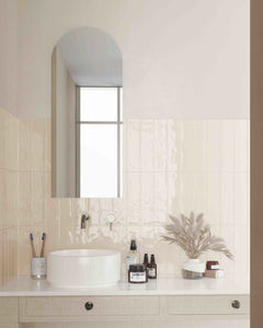 3X12 Bellini Crema Ceramic Glossy Wall Tile