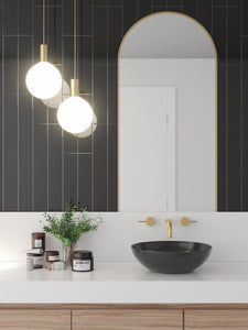 3X12 Bellini Metro Nero Ceramic Glossy Wall Tile