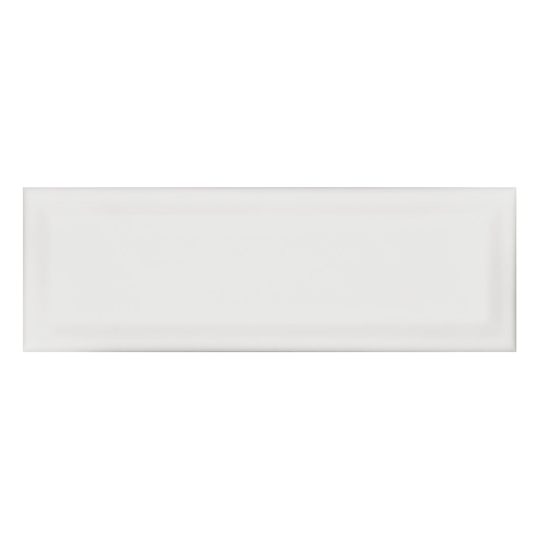 4x12 Architek Sunset Grey Beveled Glossy Ceramic Tile