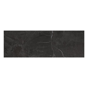 4x12 Antonella Black Night Porcelain Honed Tile