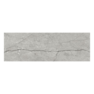 4x12 Antonella Marblito Silver Porcelain Polished Tile