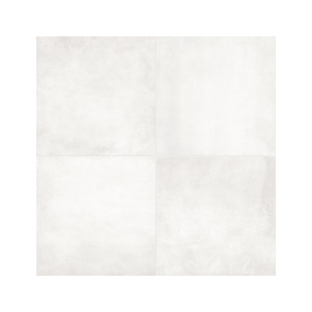 8x8 Format Light Grey Porcelain Matte Tile