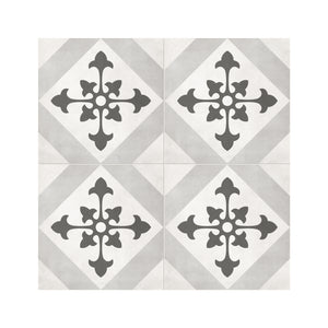 8x8 Format Northstar Light Grey Porcelain Matte Tile