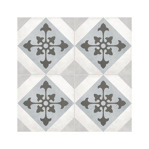 8x8 Format Northstar Light Blue Porcelain Matte Tile