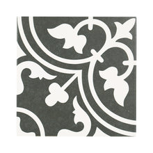 Load image into Gallery viewer, 10x10 Marrue Midelt Black Matte Porcelain Tile
