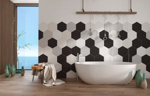 10X10 HEXAGON TOSCANA BLANCO PORCELAIN TILE