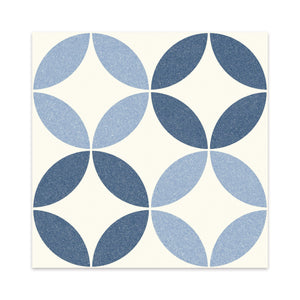 10x10 Marrue Nador Blue Matte Porcelain Tile Final Sale