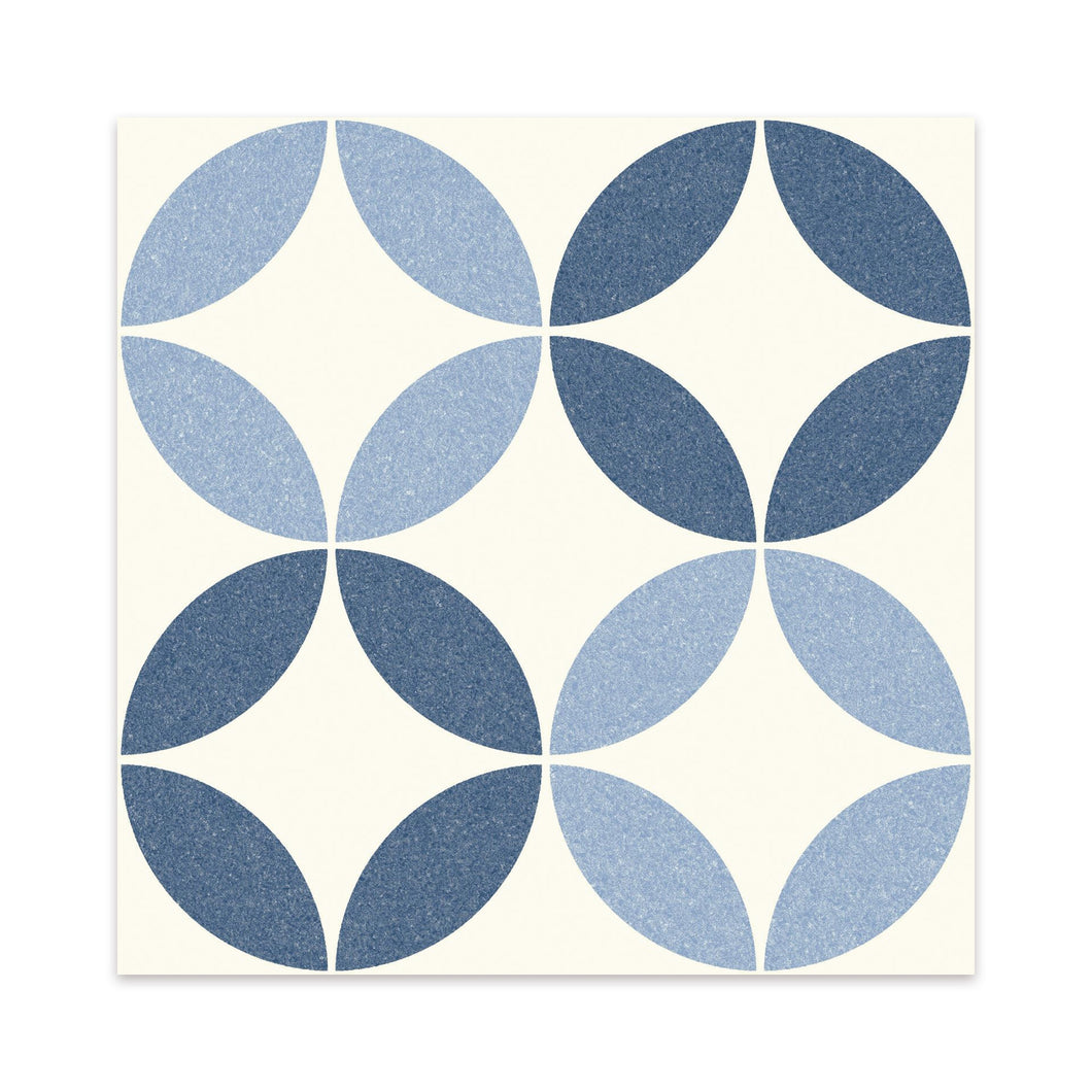 10x10 Marrue Nador Blue Matte Porcelain Tile Final Sale