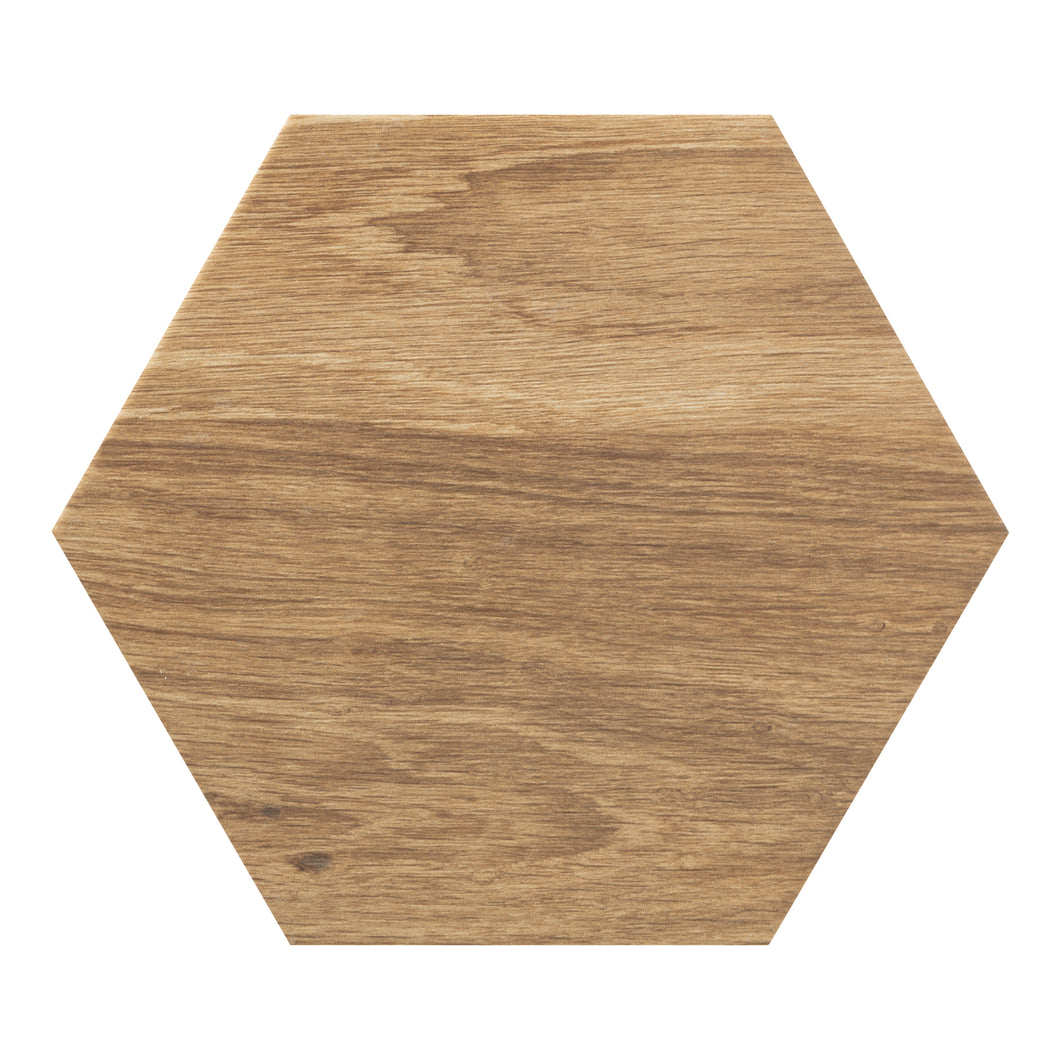 10X10 HEXAGON ATLAS MARRON PORCELAIN TILE