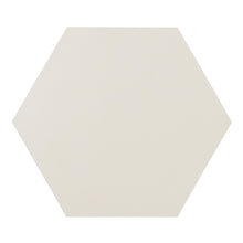 Load image into Gallery viewer, 10x10 Solid Hexagon Super White Matte Porcelain Tile Final Sale
