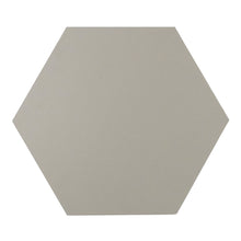 Load image into Gallery viewer, 10x10 Solid Hexagon Light Grey Matte Porcelain Tile Final Sale
