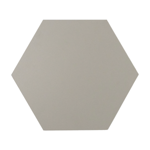 10x10 Hexagon Solid Light Grey Porcelain Tile