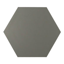 Load image into Gallery viewer, 10x10 Solid Hexagon Dark Grey Matte  Porcelain Tile Final Sale
