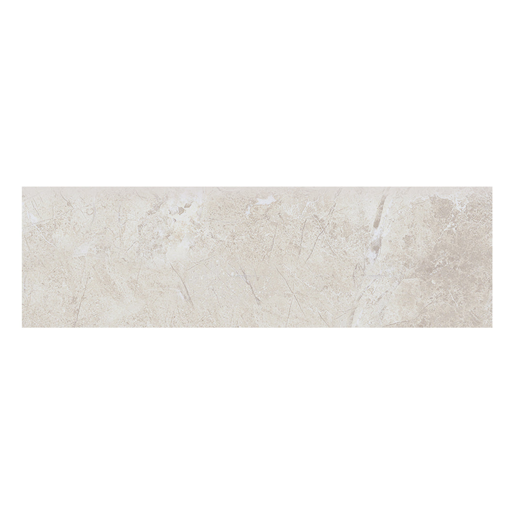 3x10 Bellera Beige Porcelain Glossy Bullnose