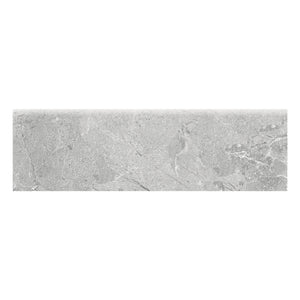 3x10 Bellera Grey Porcelain Glossy Bullnose