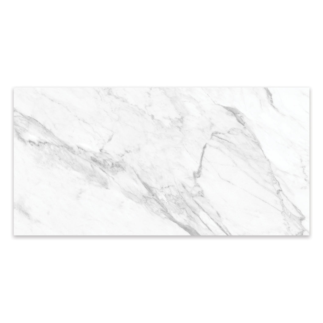 12x24 Antonella Pebble White Porcelain Honed Tile