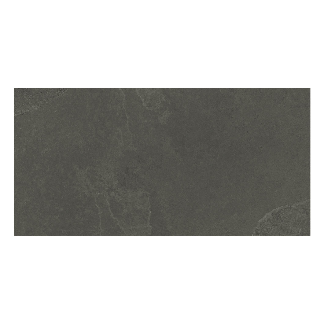 12x24 Nevado Black Porcelain Matte Tile