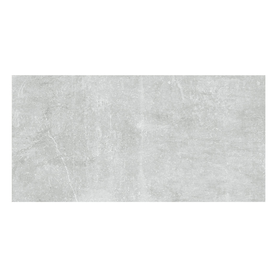 12x24 Illumina Light Grey Porcelain Matte Tile