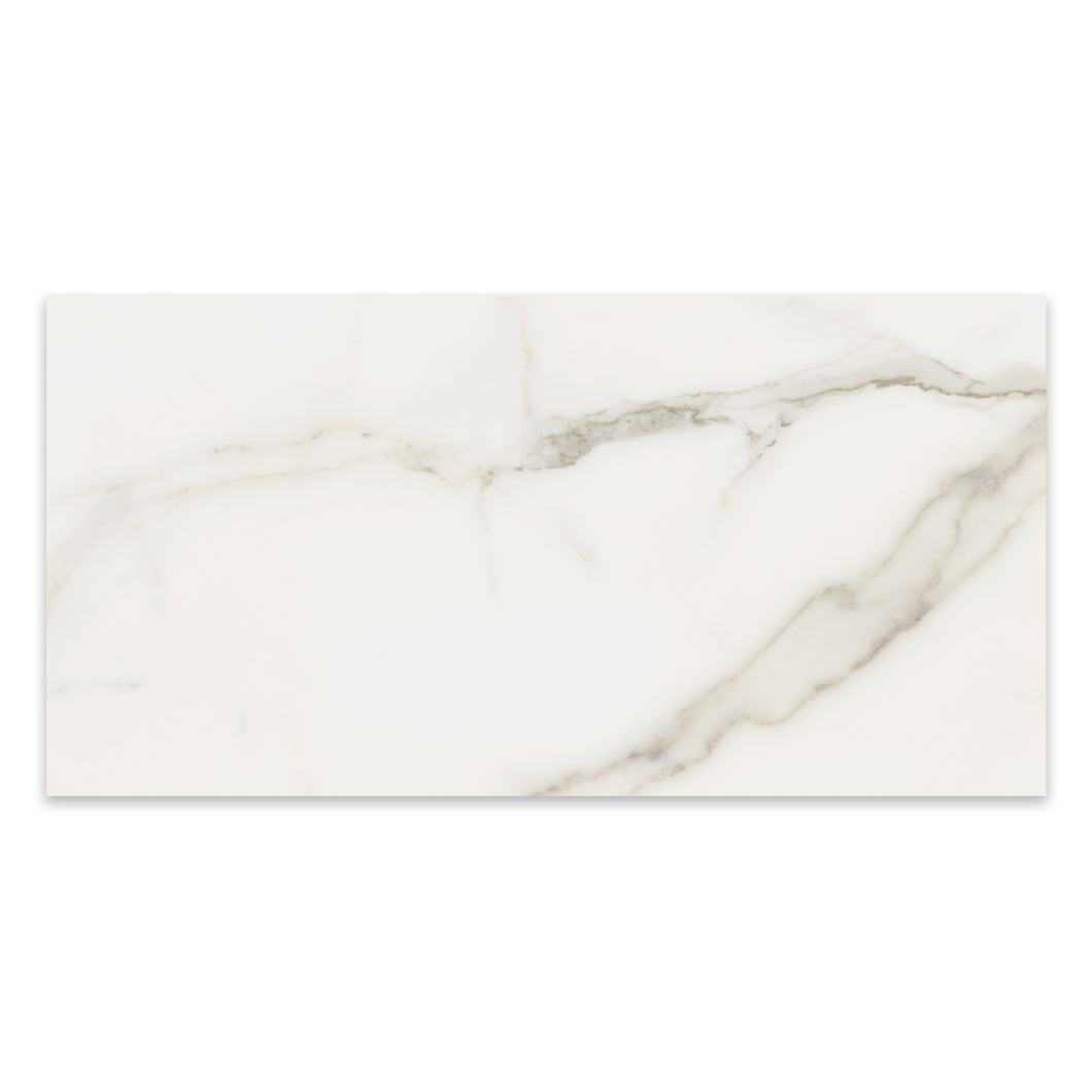 12x24 Chateau Calacatta Porcelain Polished Tile