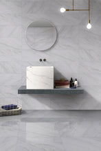 Load image into Gallery viewer, 24x24 Volakas White Porcelain Polished Tile
