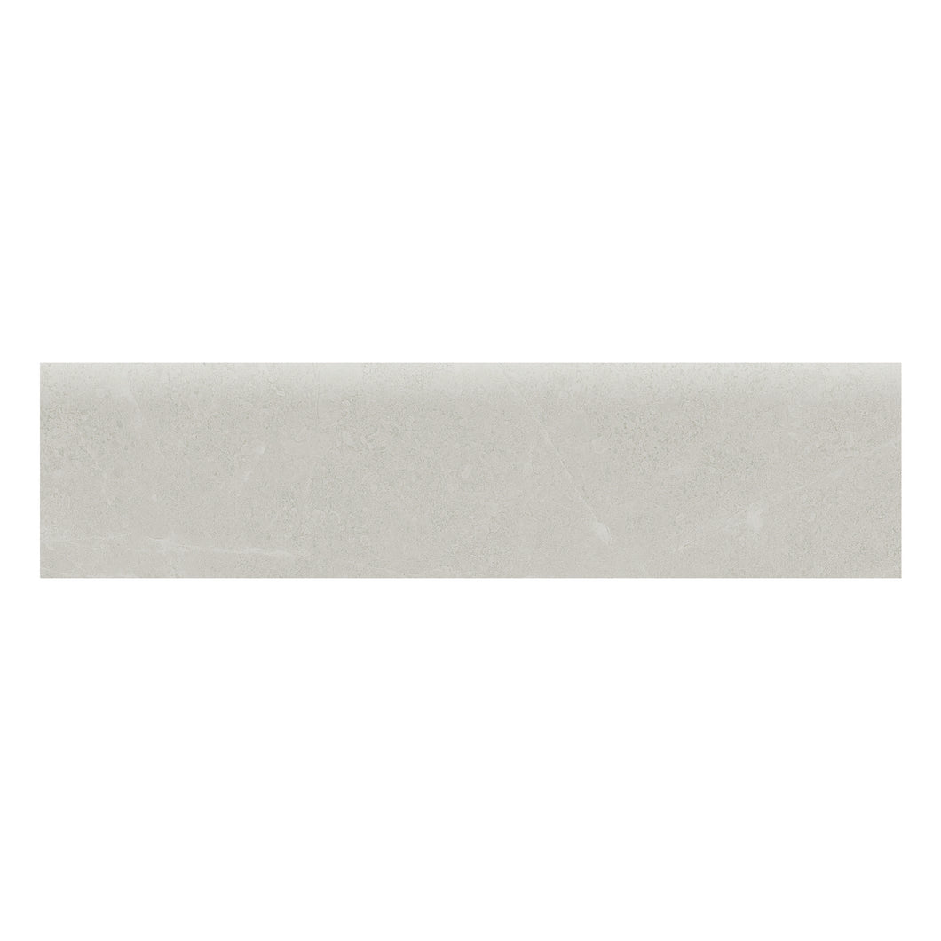 3x12 Natural Light Beige Porcelain Matte Bullnose