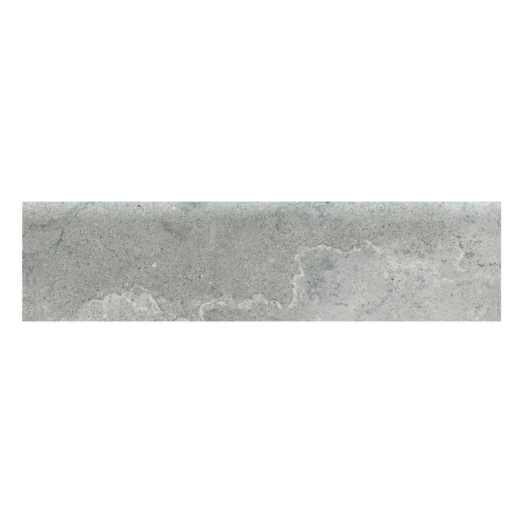 3x12 Spectacle Dark Grey Porcelain Matte Bullnose