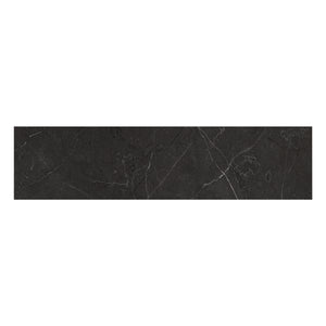 3x12 Antonella Black Night Porcelain Polished Bullnose