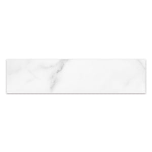 3x12 Antonella Modern Statuario Porcelain Honed Bullnose