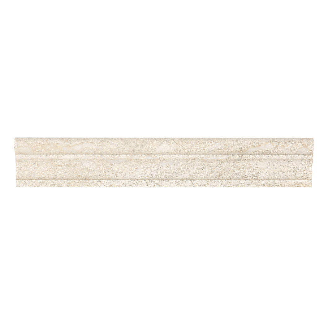 2x12 Emilia Beige Marble Polished Chair Rail