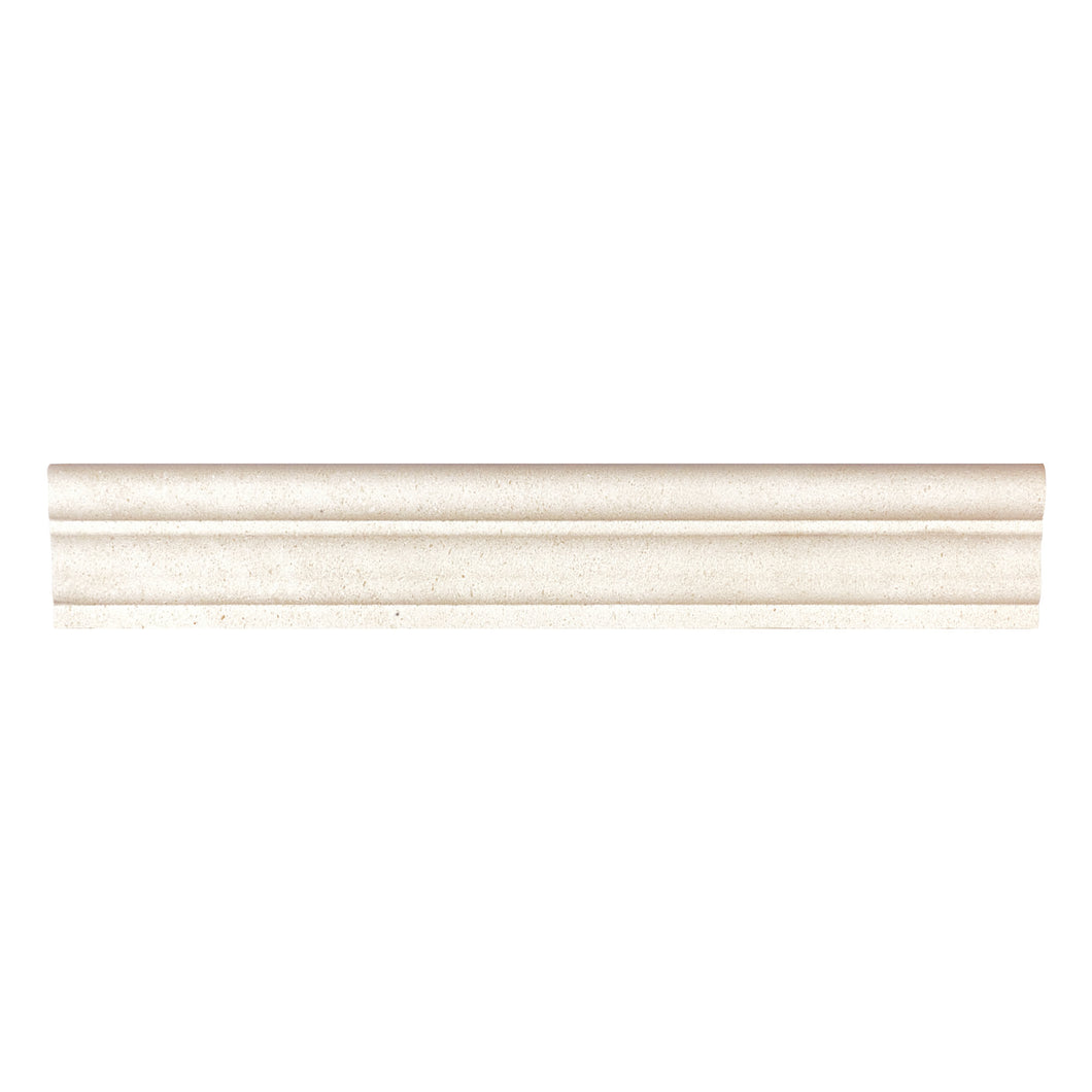 2x12 Olivia Ivory Limestone Polished Chair Rail