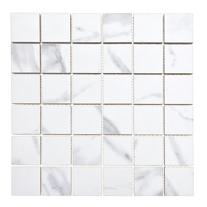 2x2 La Mallorca Milano Bianco Matte Porcelain Mosaic