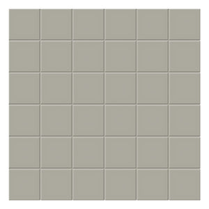 2x2 Architek Taupe Matte Glazed Porcelain Mosaic